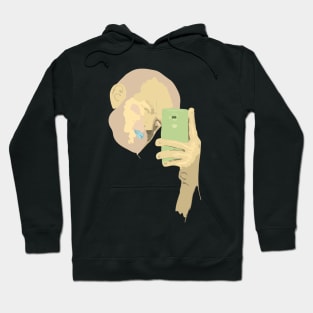 head and phone Hoodie